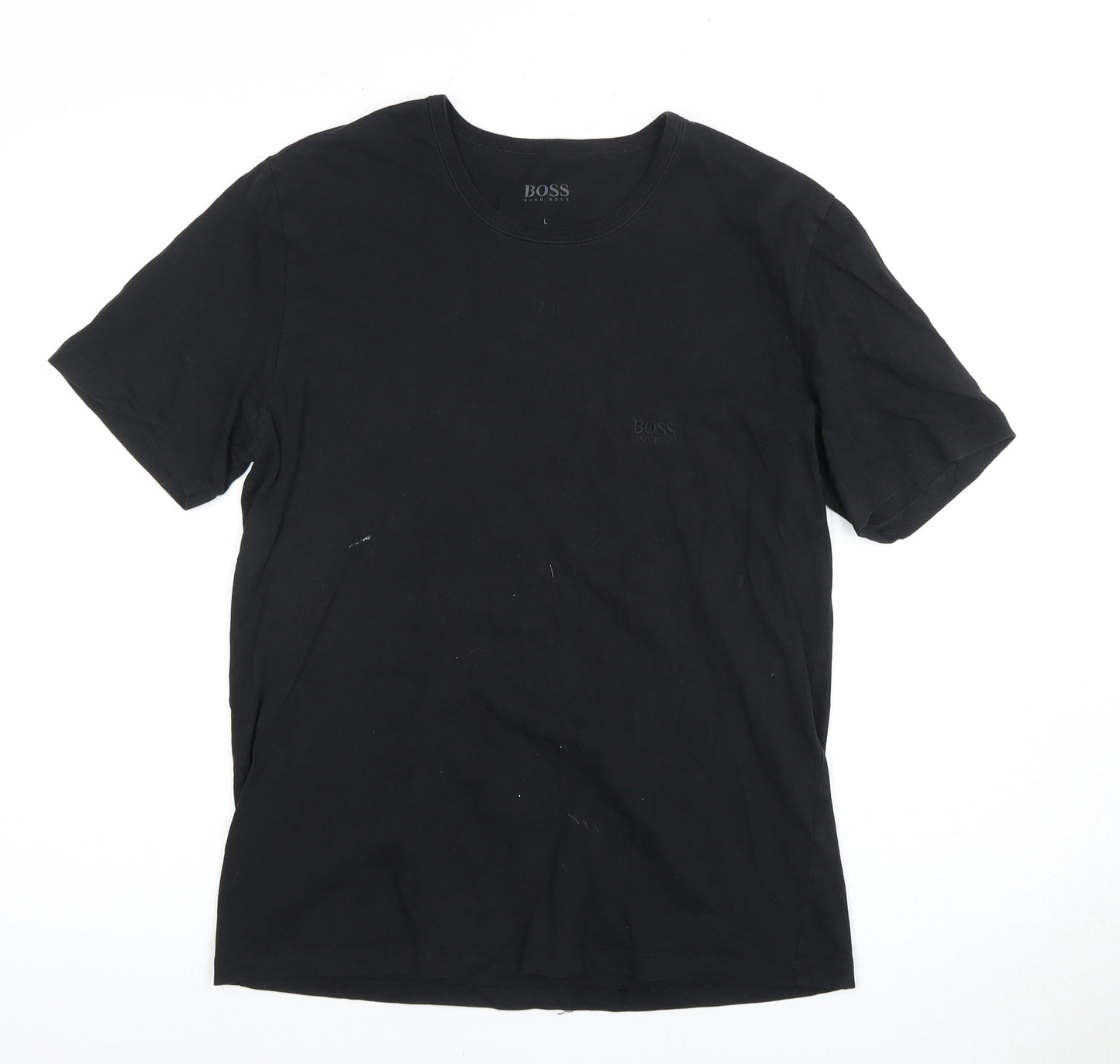 Mens UK Size L HUGO BOSS Black  T-Shirt