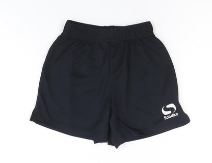 Sondico Boys Black Activewear Shorts Size 2-3 Years Football