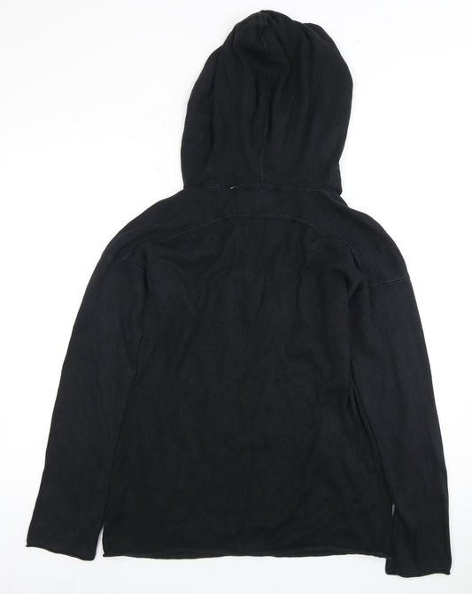 Womens UK Size M Calvin Klein Black Pullover Hoodie