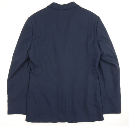 Mens UK Size 48 Jack and Jones Regular Blue Suit Jacket