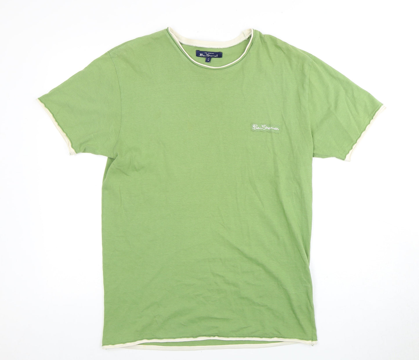 Mens UK Size M Ben Sherman Green  T-Shirt