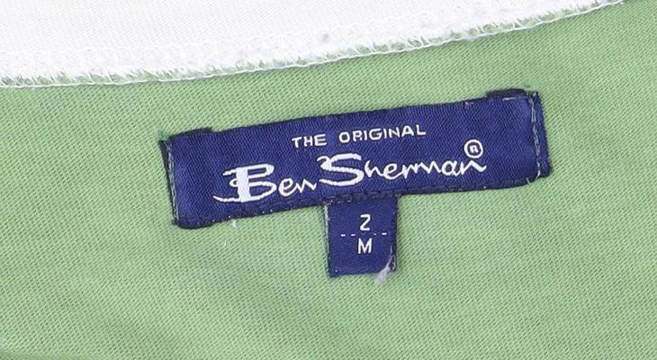 Mens UK Size M Ben Sherman Green  T-Shirt