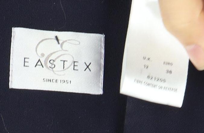 Eastex Women's Blue Blazer, Size 12, Notch Lapel