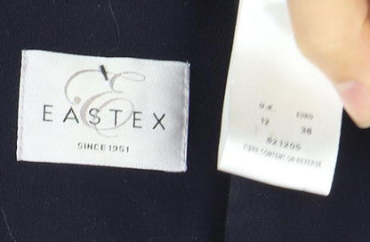 Eastex Women's Blue Blazer, Size 12, Notch Lapel