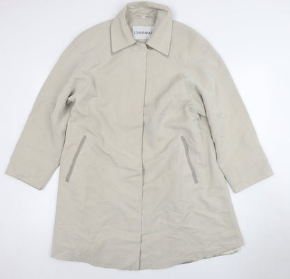 Womens UK Size S Dannimac Beige Overcoat