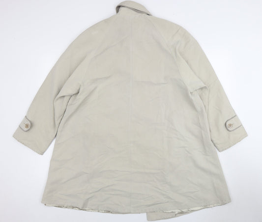 Womens UK Size S Dannimac Beige Overcoat