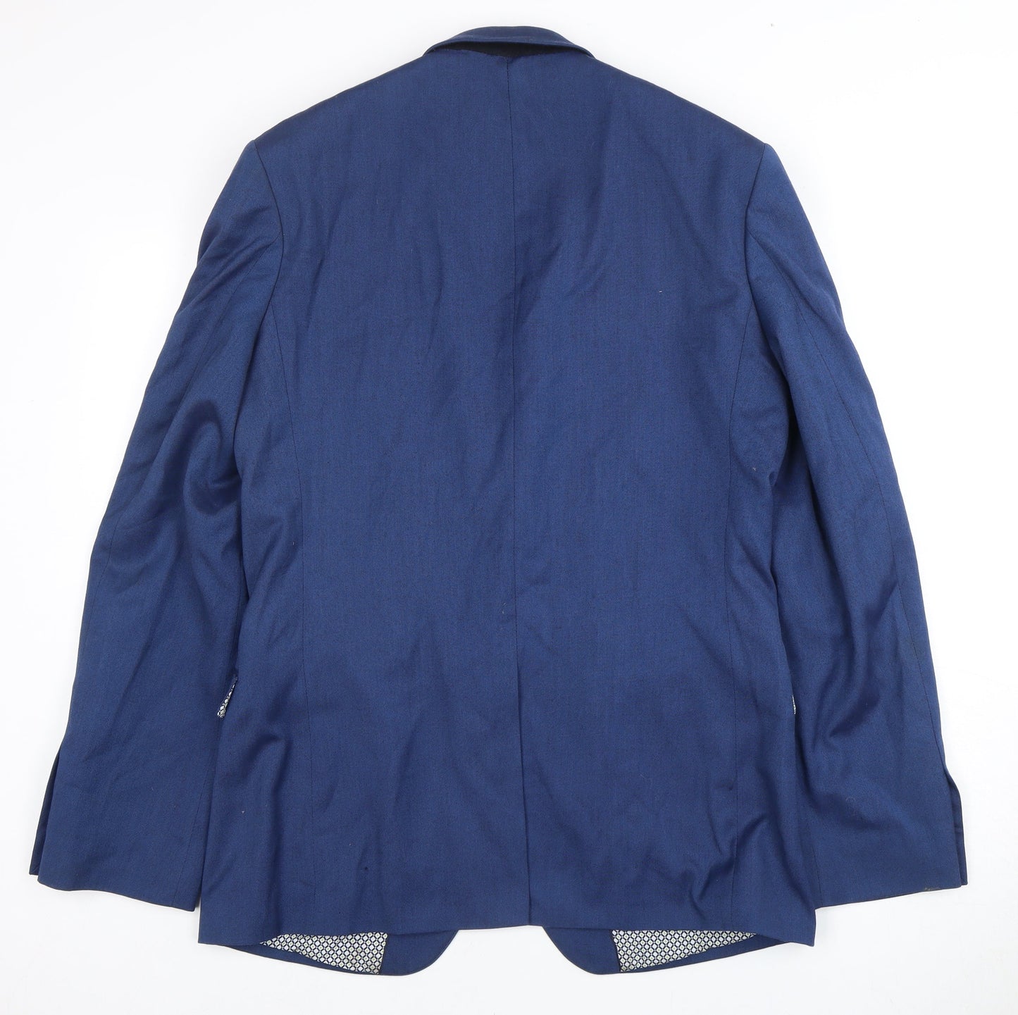 Mens UK Size 40 Red Herring Regular Blue Suit Jacket