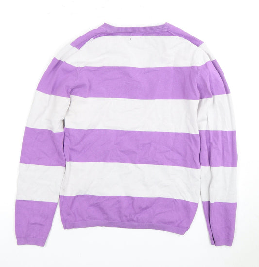 Womens UK Size M Tommy Hilfiger Multicoloured Pullover Jumper