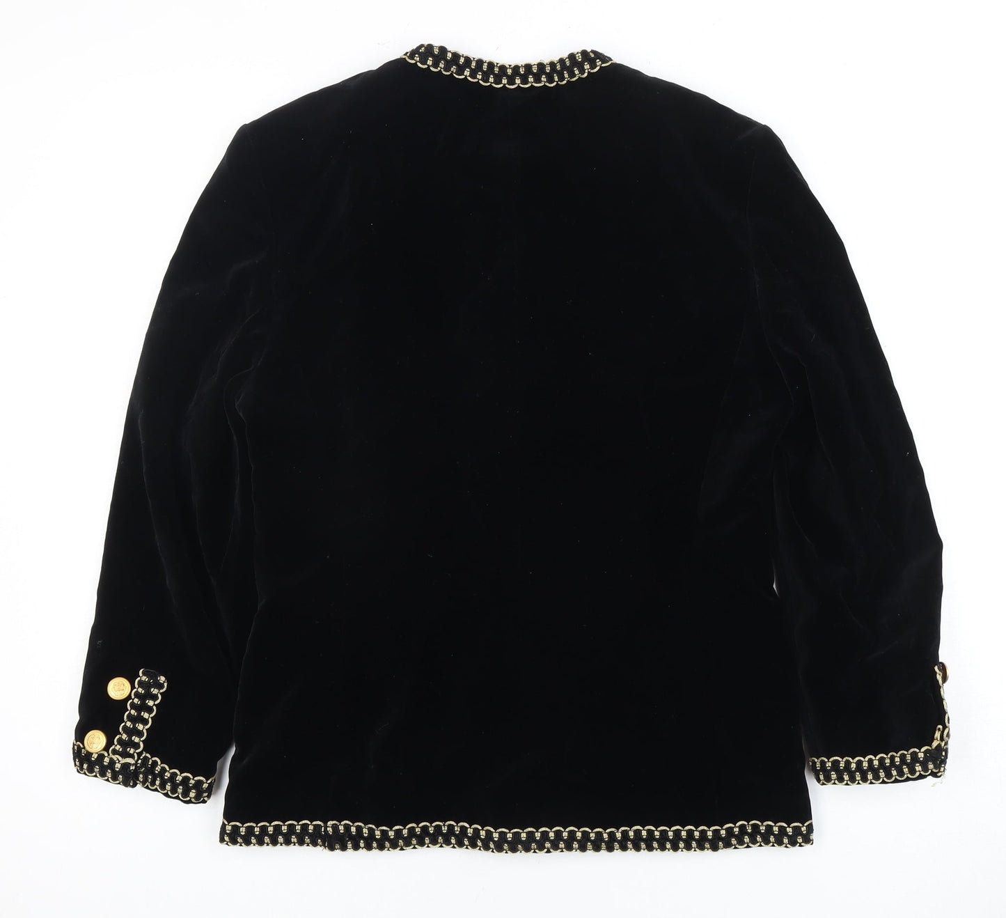 Windsmoor Women's Black Velvet Blazer, Size 8, Formal