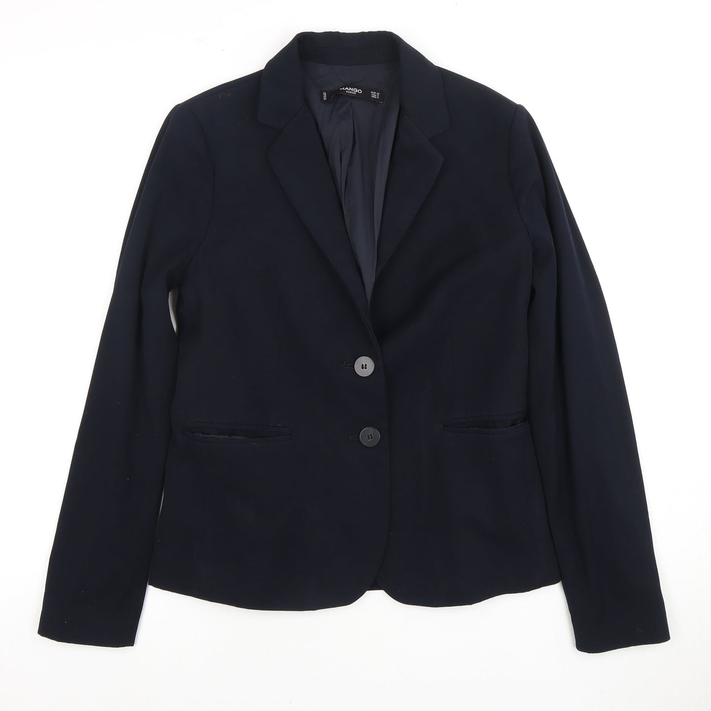 Mango Women's Black Blazer Size 10 Classic Fit