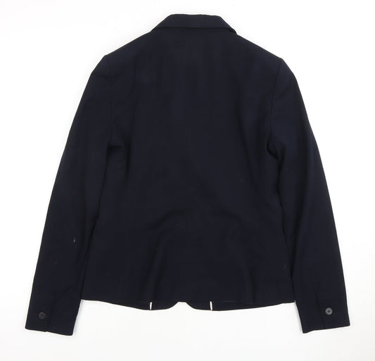 Mango Women's Black Blazer Size 10 Classic Fit