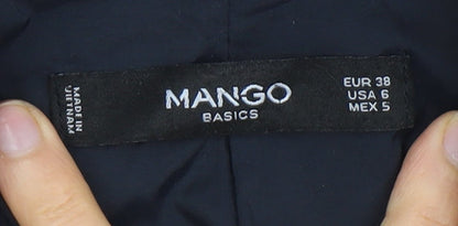 Mango Women's Black Blazer Size 10 Classic Fit