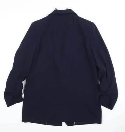 Womens UK Size 12 MNG Regular Blue Blazer