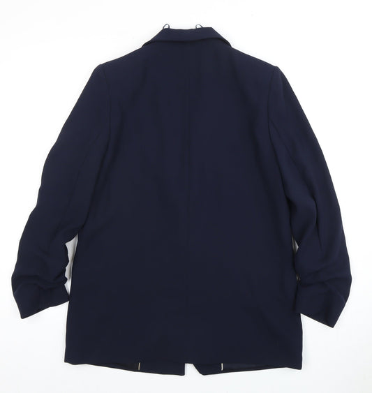 Womens UK Size 12 MNG Regular Blue Blazer