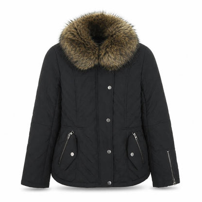 Womens UK Size 12 NEXT Black Puffer Jacket