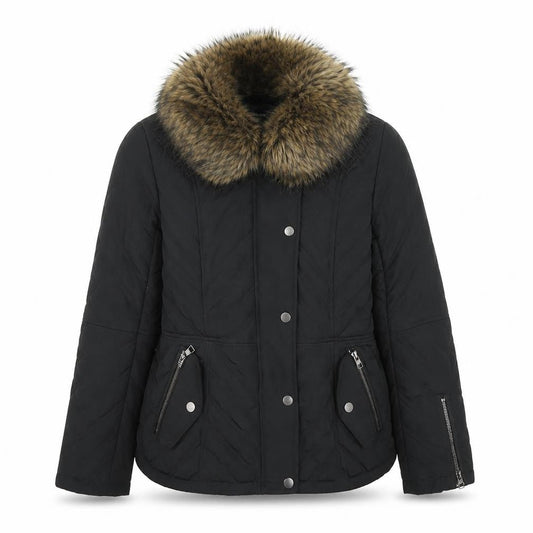 Womens UK Size 12 NEXT Black Puffer Jacket