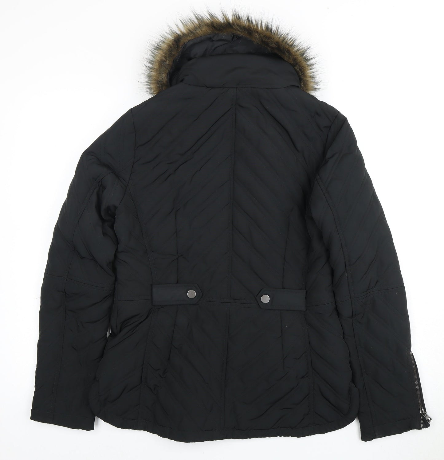 Womens UK Size 12 NEXT Black Puffer Jacket