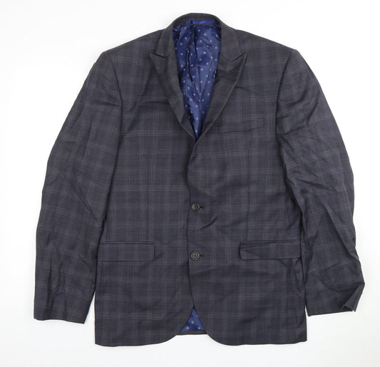Mens UK Size 40 NEXT Regular Grey Suit Jacket