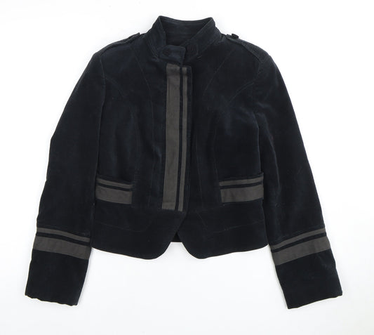 Zara Women’s Black Cropped Blazer Size 8