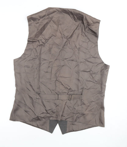 Mens UK Size 38 Burton  Grey Suit Waistcoat