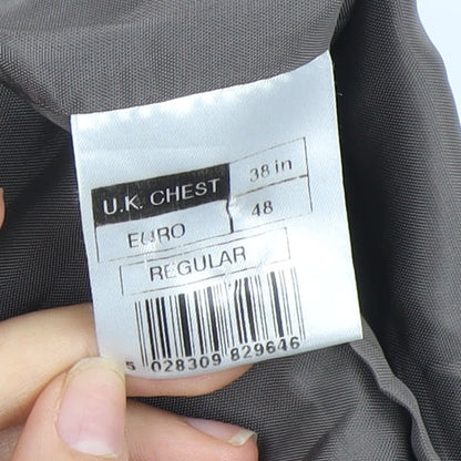Mens UK Size 38 Burton  Grey Suit Waistcoat