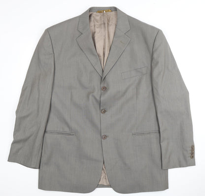 Mens UK Size 46 Marks and Spencer Regular Grey Suit Jacket