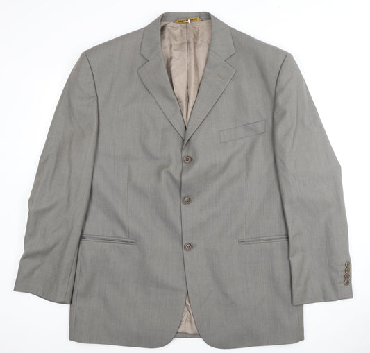 Mens UK Size 46 Marks and Spencer Regular Grey Suit Jacket