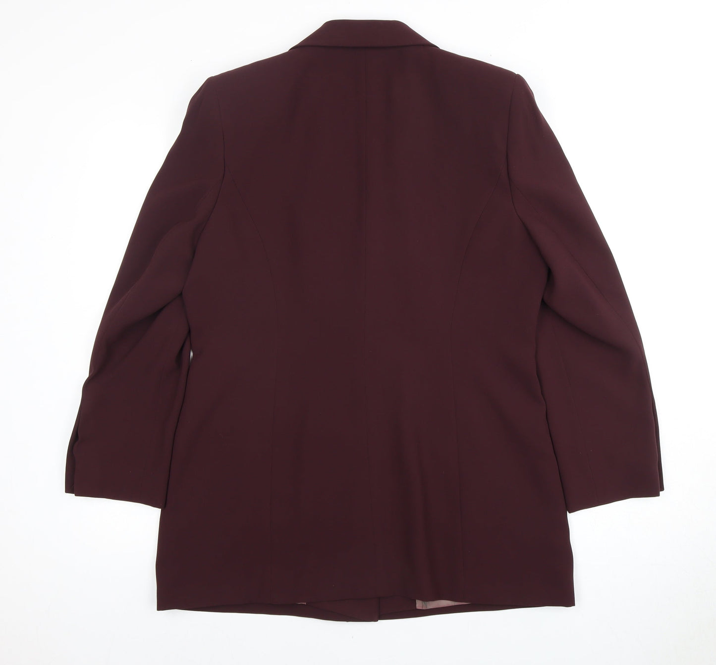 Marks and Spencer Women's Purple Blazer Size 16 Petites