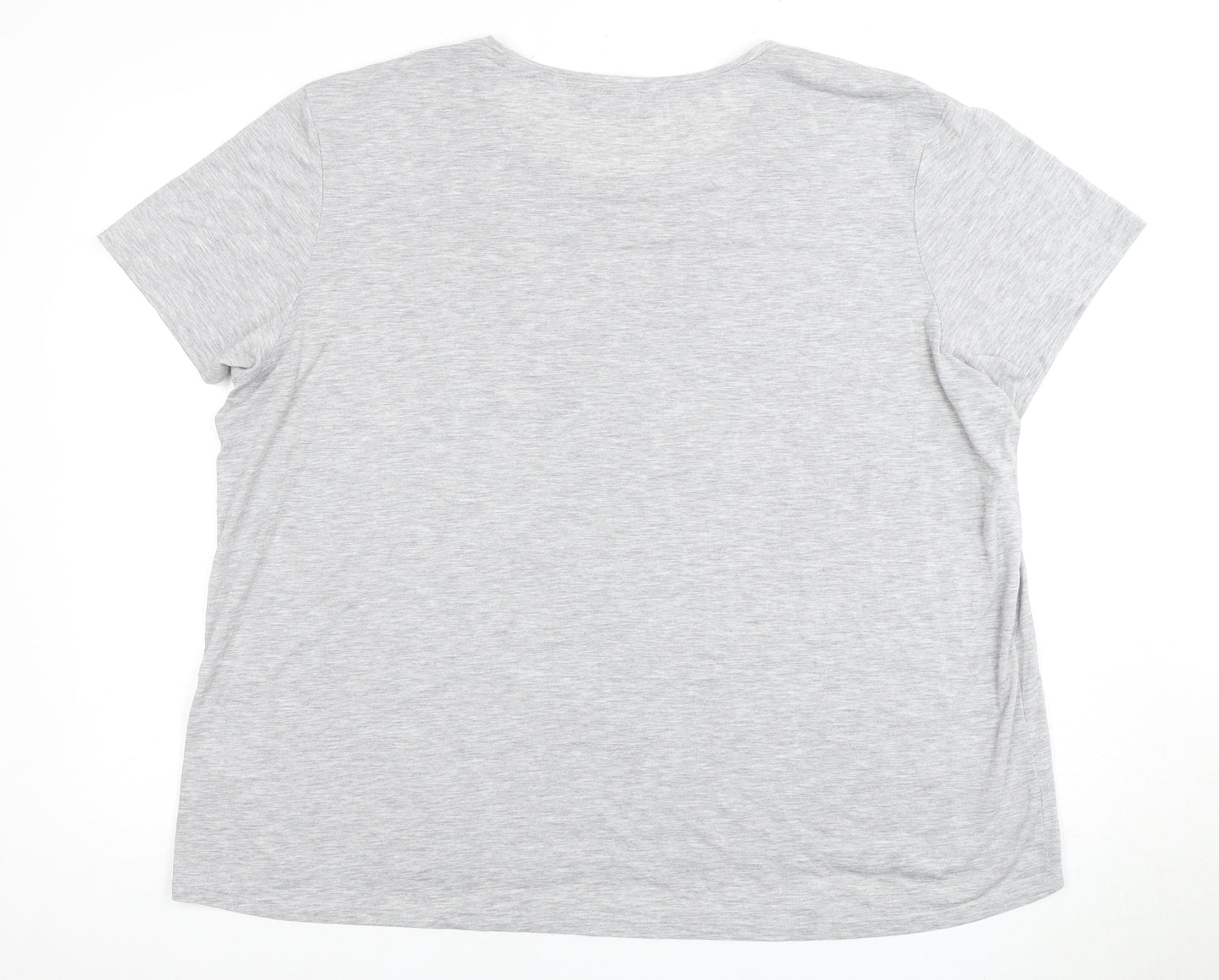 Womens UK Size 18 Marks and Spencer Grey Basic T-Shirt