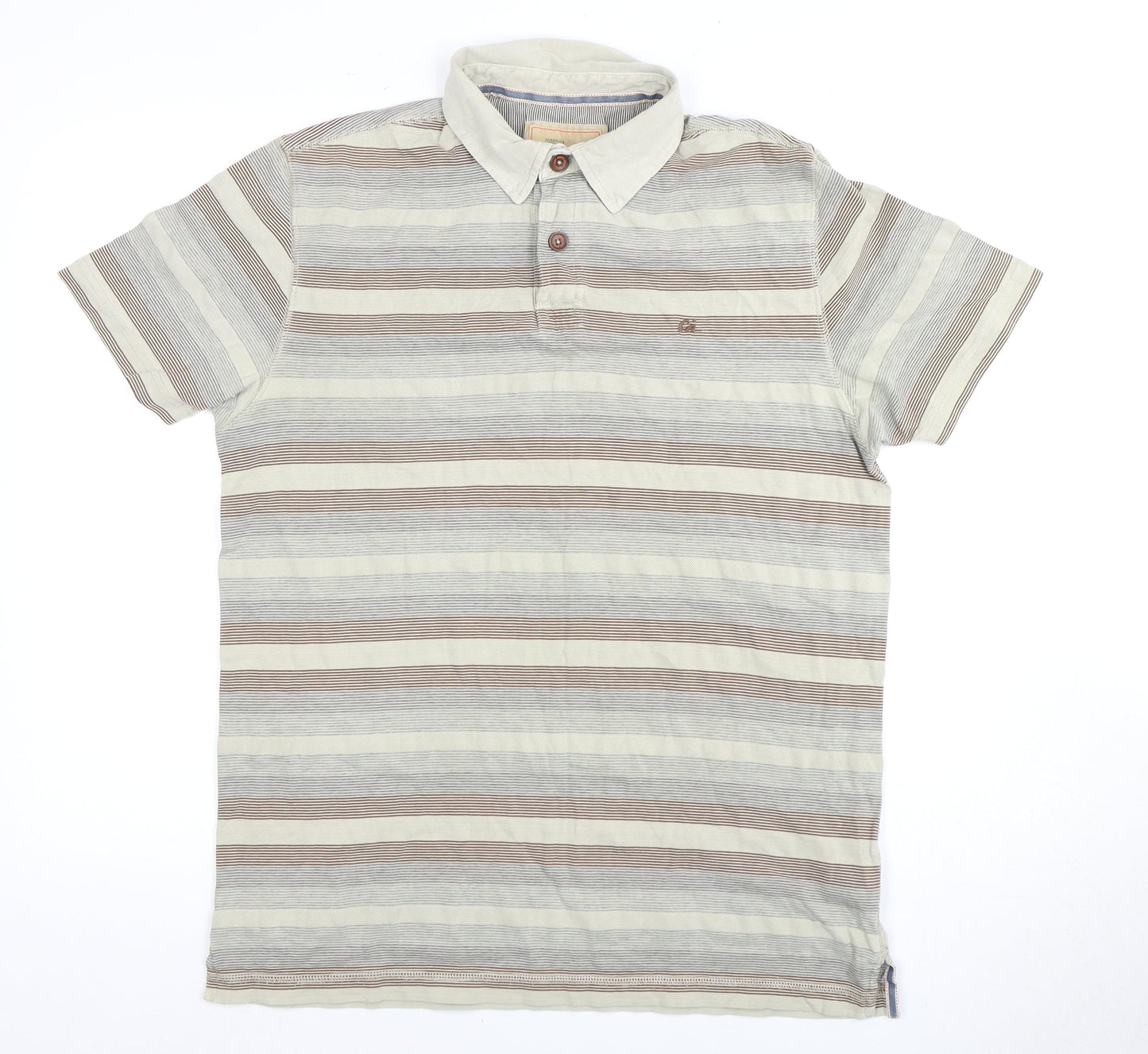 Marks and Spencer Mens Multicoloured M Striped Polo