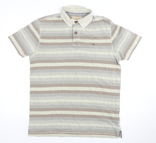Marks and Spencer Mens Multicoloured M Striped Polo