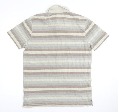 Marks and Spencer Mens Multicoloured M Striped Polo