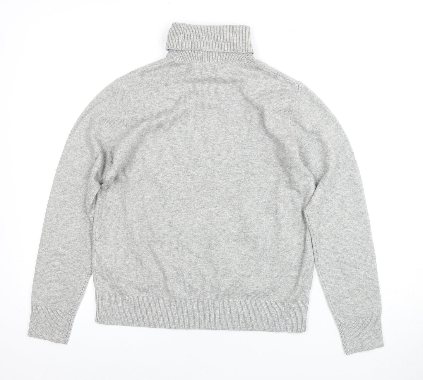 Marks and Spencer Men's Grey XS Roll Neck Jumper