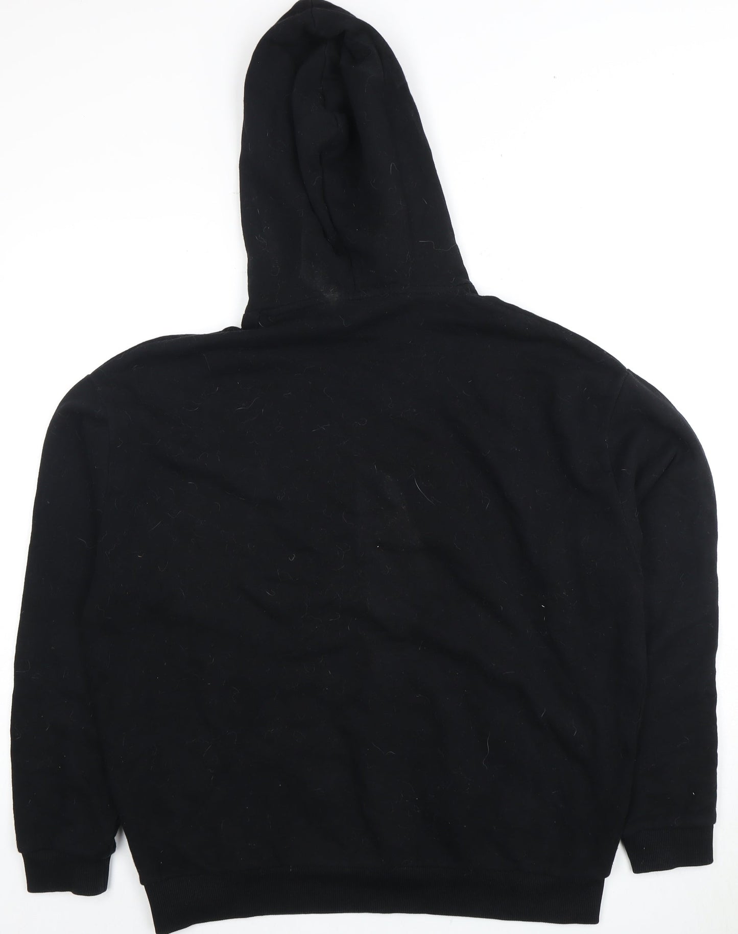 Unisex Adults UK Size M ASOS DESIGN Black Pullover Hoodie