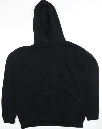 Unisex Adults UK Size M ASOS DESIGN Black Pullover Hoodie
