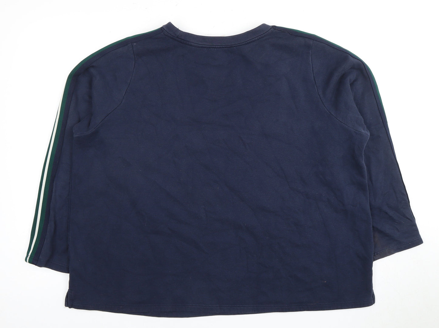 Marks and Spencer Blue Crew Neck Fleece Sweatshirt Unisex Size 20