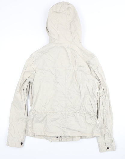Womens UK Size 8 FOREVER 21 Beige Basic Jacket