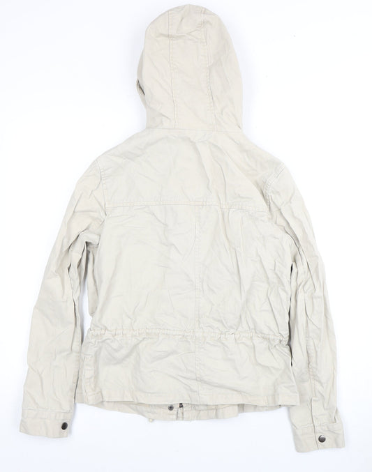 Womens UK Size 8 FOREVER 21 Beige Basic Jacket