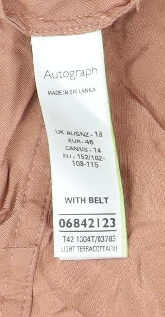 Autograph Women’s Brown Long Sleeve Dress Size 18