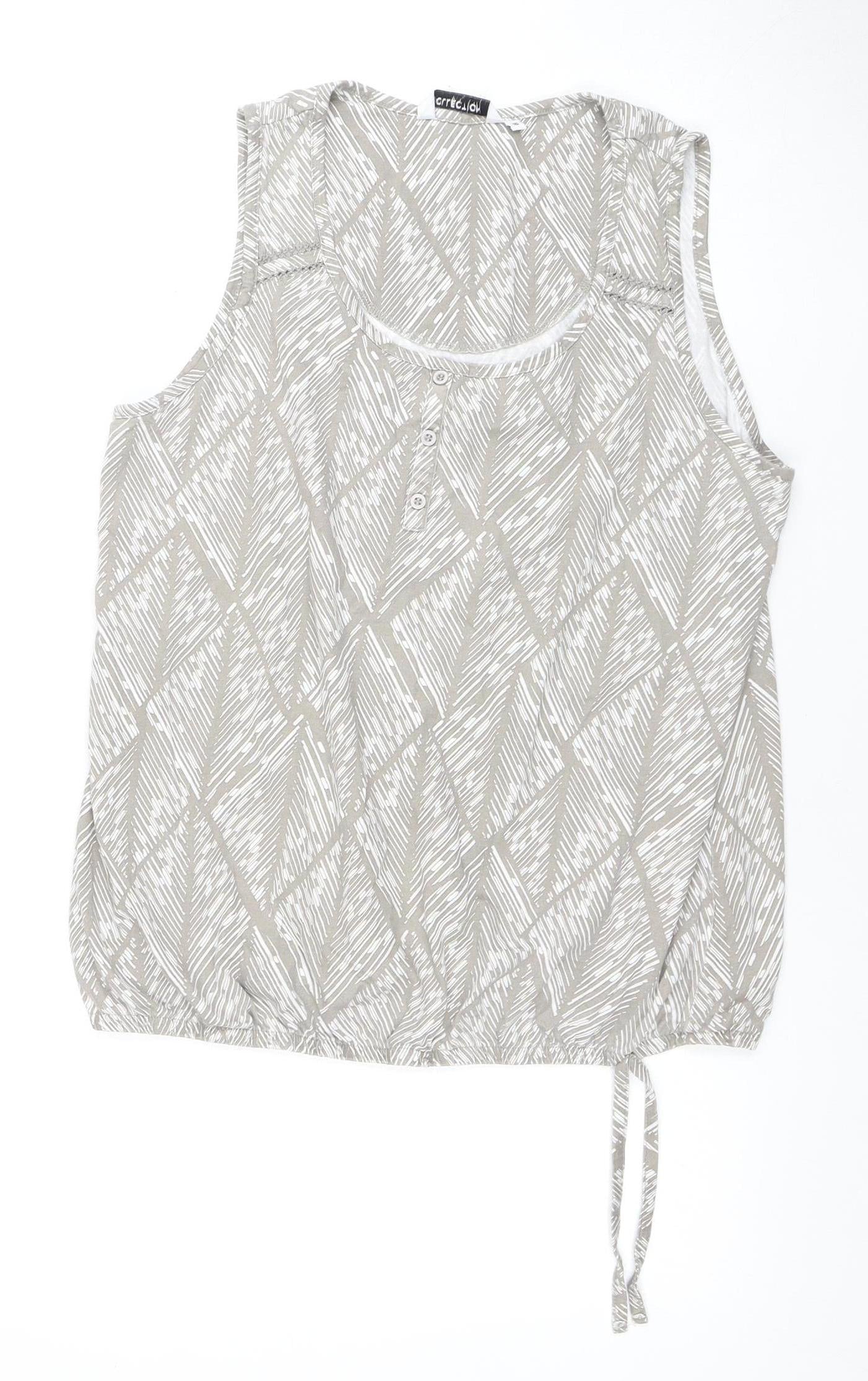 Collection Debenhams Women's Beige Geometric Camisole