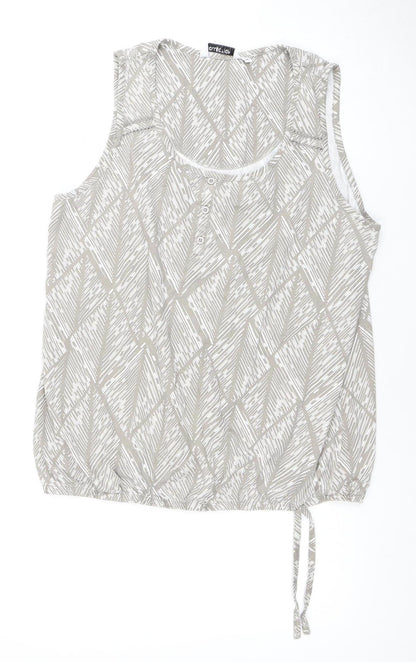 Collection Debenhams Women's Beige Geometric Camisole