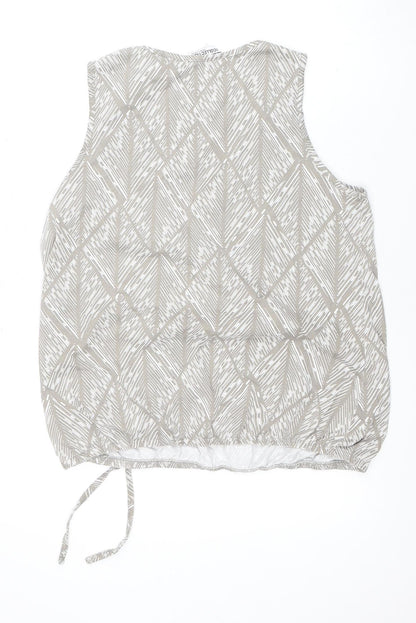 Collection Debenhams Women's Beige Geometric Camisole