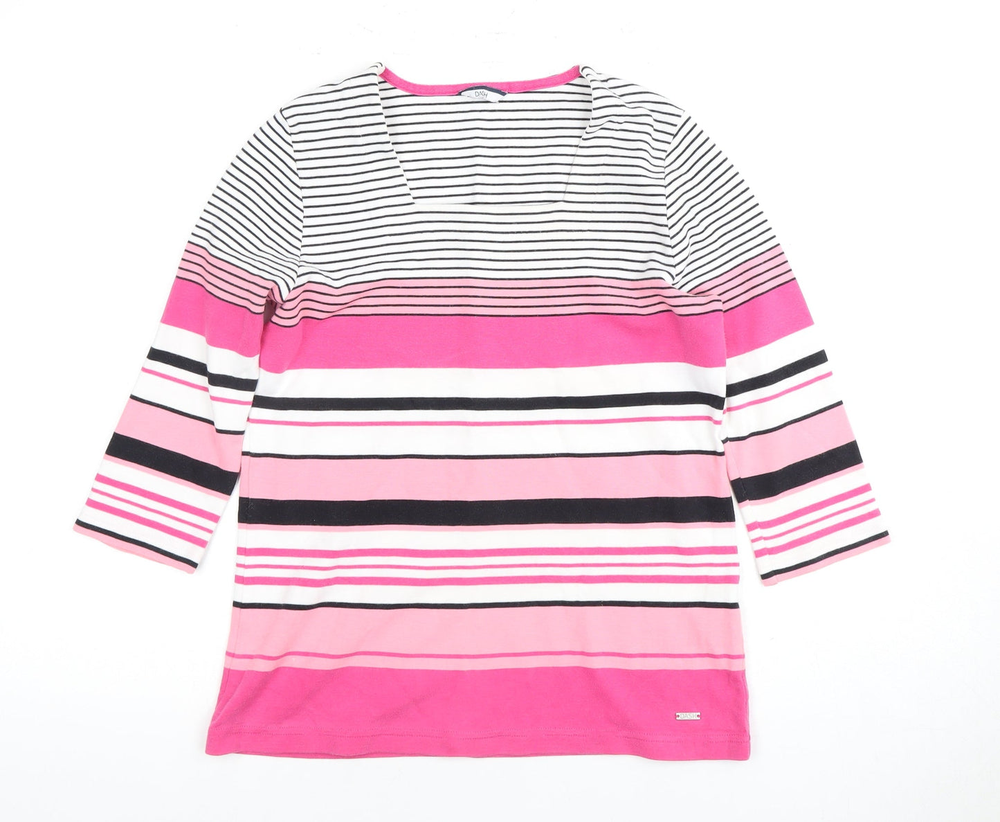 Womens UK Size 10 DASH Multicoloured Tunic T-Shirt