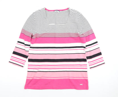 Womens UK Size 10 DASH Multicoloured Tunic T-Shirt