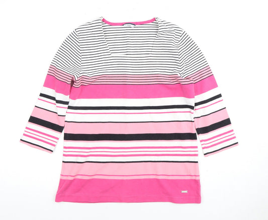 Womens UK Size 10 DASH Multicoloured Tunic T-Shirt