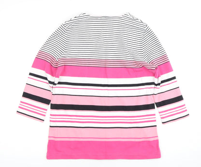 Womens UK Size 10 DASH Multicoloured Tunic T-Shirt