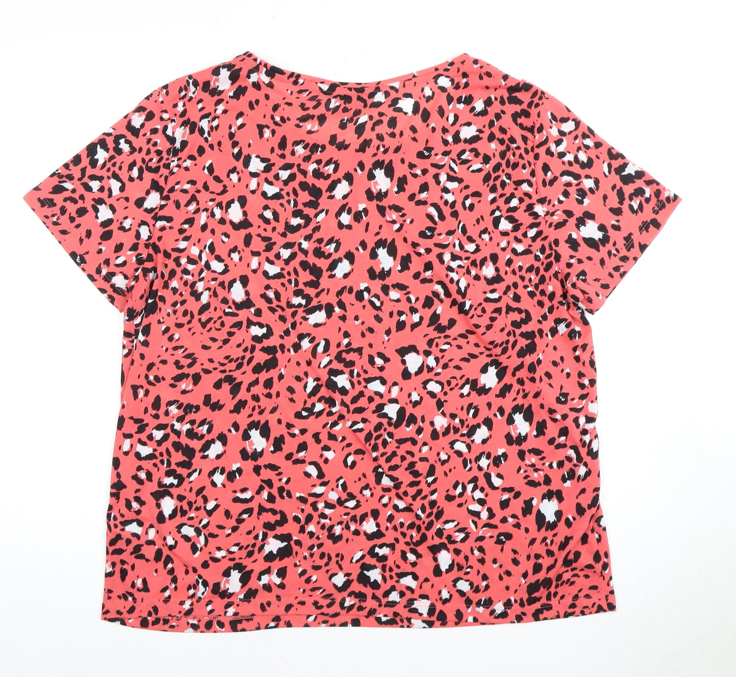 Womens UK Size 16 Marks and Spencer Multicoloured Basic T-Shirt