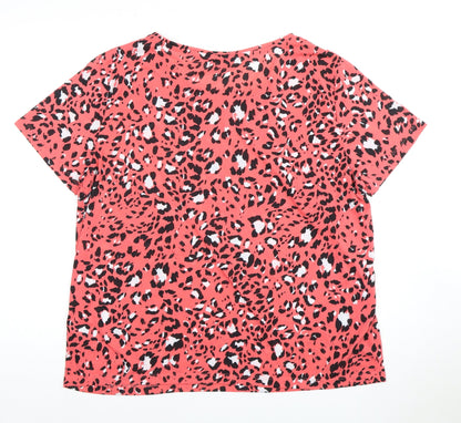 Womens UK Size 16 Marks and Spencer Multicoloured Basic T-Shirt