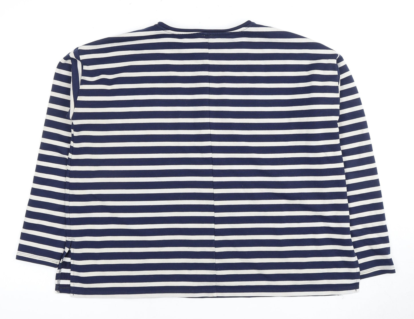 Womens UK Size 10 ASOS Blue Basic T-Shirt