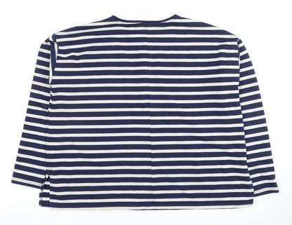 Womens UK Size 10 ASOS Blue Basic T-Shirt